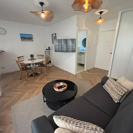 L'ecrin Setois - T2 Climatise - Centre - Terrasse 아파트